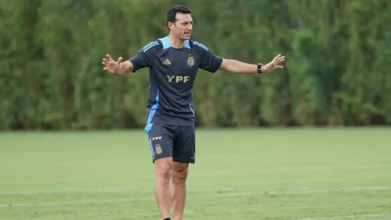 Scaloni le dio descanso al plantel de Argentina